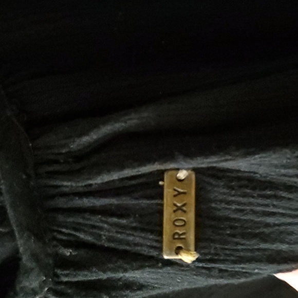 EUC ROXY TOP, COVER UP or DRESS BLACK XS $25 or 3 for $50 - Picture 3 of 6